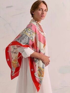 Authentic Hermès “Chorus Stellarum” Shawl